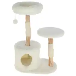 Zooplus Kerbl Pet krabpaal Lucia wit voor katten aanbieding