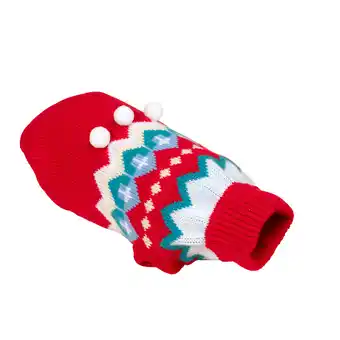 Zooplus TIAKI Winterrode trui maat. L: ca. 33,5 cm ruglengte hond aanbieding