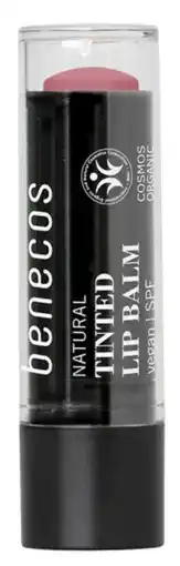De Online Drogist Benecos Natural Tinted Lip Balm Bloom SPF aanbieding
