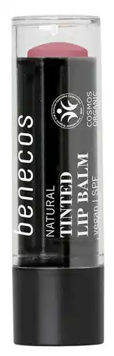 De Online Drogist Benecos Natural Tinted Lip Balm Bloom SPF aanbieding