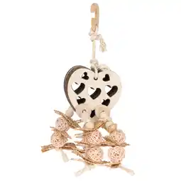 Zooplus TIAKI snackspeelgoed hart ca. 30x10x9cm voor vogels aanbieding