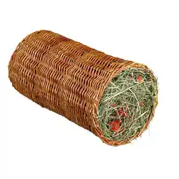 Zooplus Trixie Wilgentunnel met Hooi & Wortel Ø 20 x 38 cm 220 g voor knaagdieren aanbieding