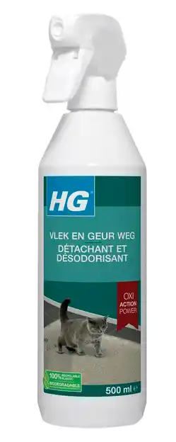De Online Drogist HG Vlek & Geur Weg Kat aanbieding