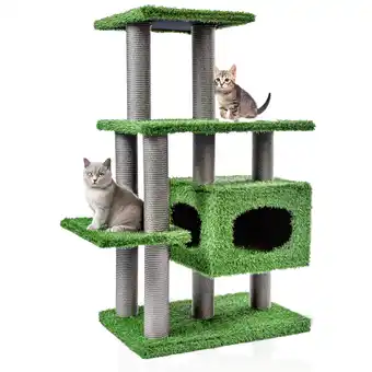 Zooplus Canadian Cat Company krabpaal Parker groen voor katten aanbieding