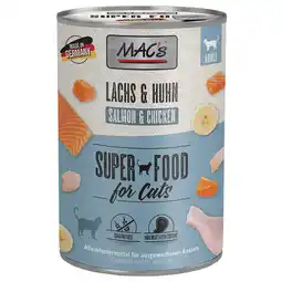 Zooplus 6x400g Zalm & Kip MAC´s Kattenvoer aanbieding