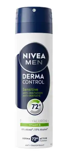 De Online Drogist Nivea Men Derma Control Sensitive Deodorant Spray aanbieding