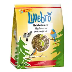 Zooplus 500g gedroogde meelwormen Lillebro vogelvoer aanbieding