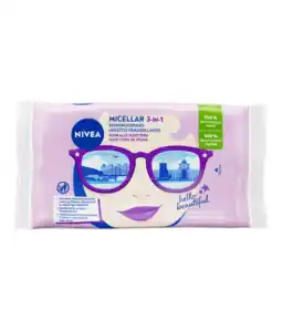 De Online Drogist Nivea Micellair 3-in-1 Reinigingsdoekjes aanbieding