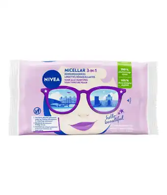 De Online Drogist Nivea Micellair 3-in-1 Reinigingsdoekjes aanbieding