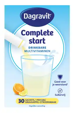De Online Drogist Dagravit Complete Start Drinkbare Multivitaminen Citroen Sinaasappel Sachets aanbieding