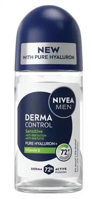 De Online Drogist Nivea Men Derma Control Sensitive Deodorant Roller aanbieding