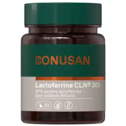 De Online Drogist Bonusan Lactoferrine CLN 300 Capsules aanbieding