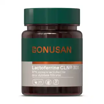 De Online Drogist Bonusan Lactoferrine CLN 300 Capsules aanbieding