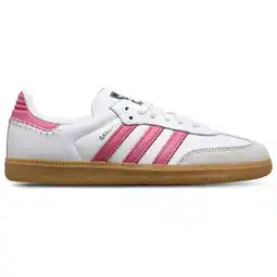 Foot Locker Adidas Samba Sneakers Dames - Wit - Maat 36 - Leer aanbieding
