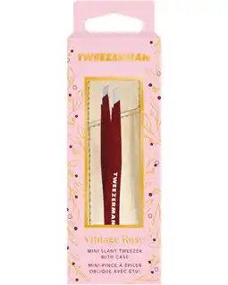 ICI Paris XL Tweezerman - Beautytools Vintage Rose Mini Slant Tweezer With Case aanbieding