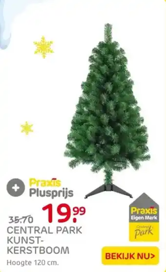 Praxis Central park kunstkerstboom aanbieding