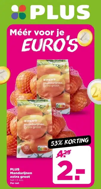 PLUS PLUS Mandarijnen extra groot aanbieding