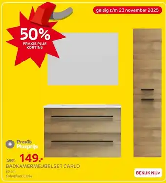Praxis Badkamermeubelset carlo aanbieding