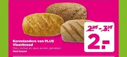 PLUS Korenlanders van PLUS Vloerbrood aanbieding