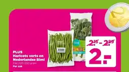PLUS PLUS Haricots verts en Nederlandse Bimi aanbieding