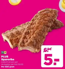 PLUS PLUS Spareribs aanbieding