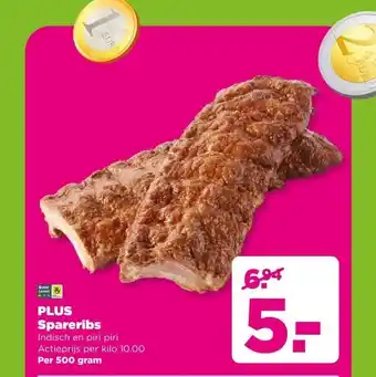 PLUS PLUS Spareribs aanbieding