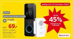 Praxis Eufy video deurbel kit aanbieding