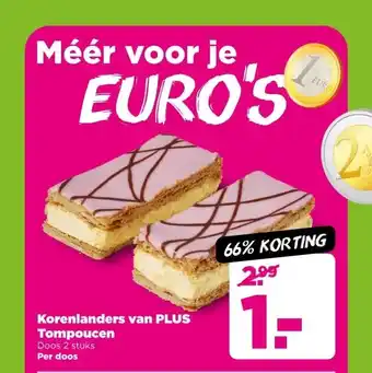 PLUS Korenlanders van PLUSTompoucen aanbieding