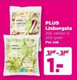 PLUS PLUS IJsbergsla aanbieding