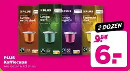 PLUS PLUS Koffiecups aanbieding