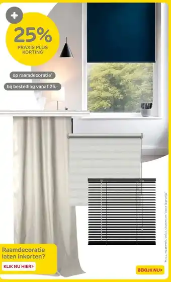 Praxis Op raamdecoratie aanbieding