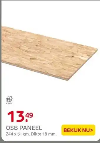 Praxis Osb paneel aanbieding