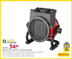 Praxis Sencys ventilatorkachel aanbieding