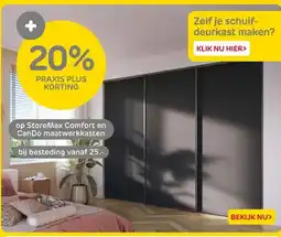 Praxis Op StoreMax Comfort en Can Do maatwerkkasten aanbieding