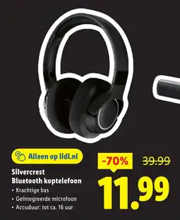 Lidl Silvercrest bluetooth koptelefoon aanbieding