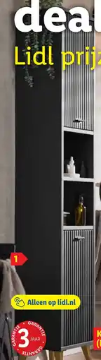 Lidl Livarno home hoge badkamerkast aanbieding
