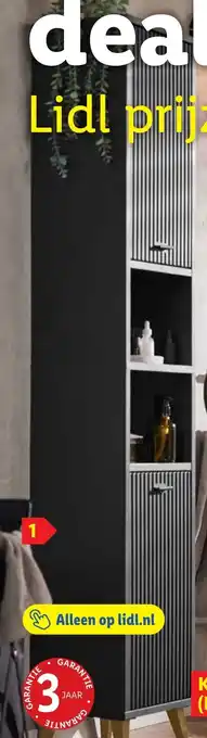 Lidl Livarno home hoge badkamerkast aanbieding