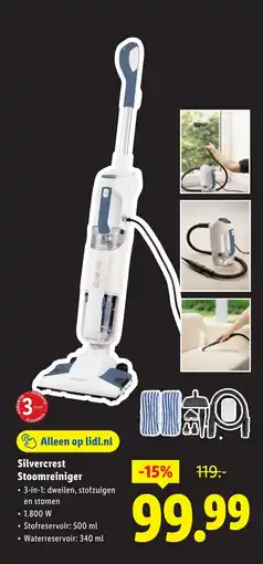 Lidl Silvercrest Stoomreiniger aanbieding