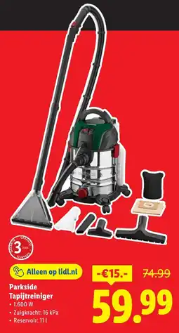 Lidl Parkside Tapijtreiniger aanbieding