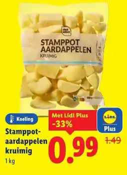 Lidl Stamppot aardappelen kruimig aanbieding