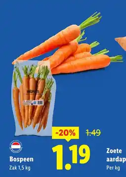 Lidl Bospeen aanbieding