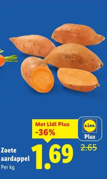 Lidl Zoete aardappel aanbieding
