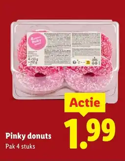 Lidl Pinky donuts aanbieding