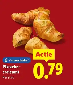 Lidl Pistache croissant aanbieding