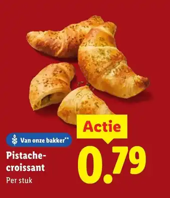 Lidl Pistache croissant aanbieding