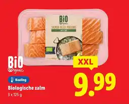 Lidl Biologische zalm aanbieding