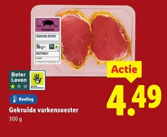 Lidl Gekruide varkensoester aanbieding