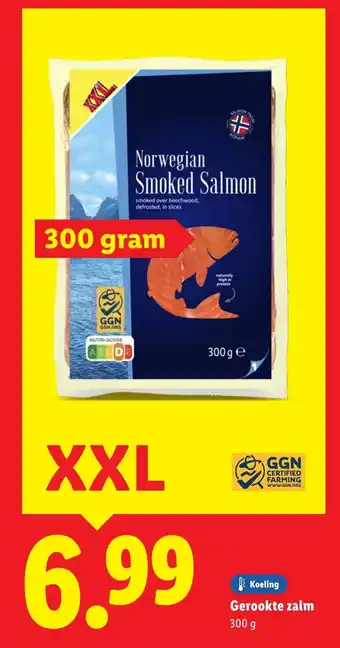 Lidl Gerookte zalm aanbieding