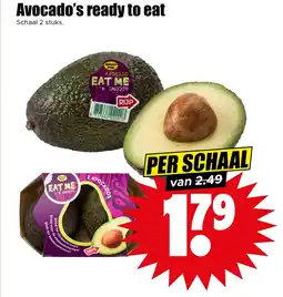 Dirk Avocado's ready to eat aanbieding