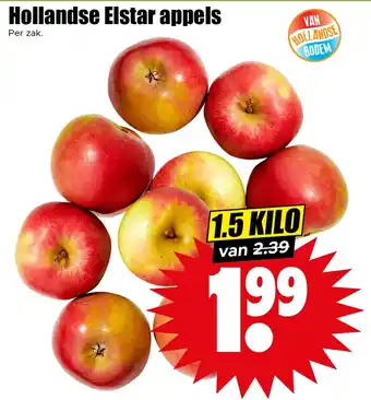 Dirk Hollandse Elstar appels aanbieding